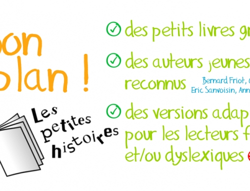 Bon plan – Des petits livres adaptés « dys » et gratuits !